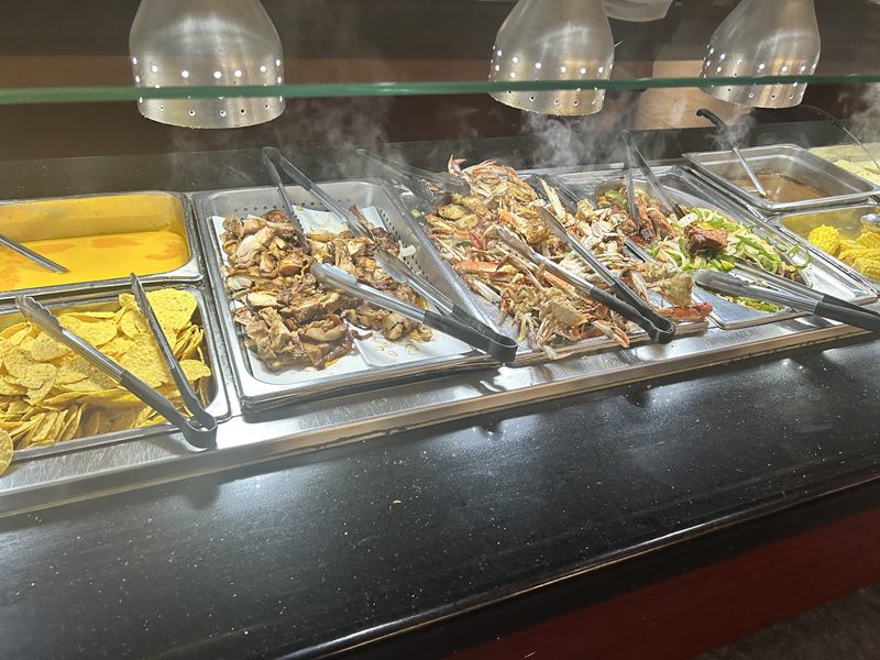 Two Volcano Seafood Boil Buffet interior