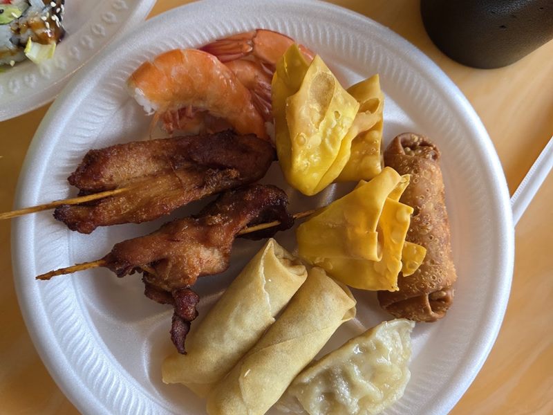 Two Volcano Seafood Boil Buffet food
